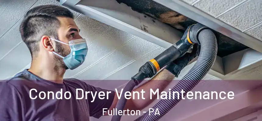 Condo Dryer Vent Maintenance Fullerton - PA